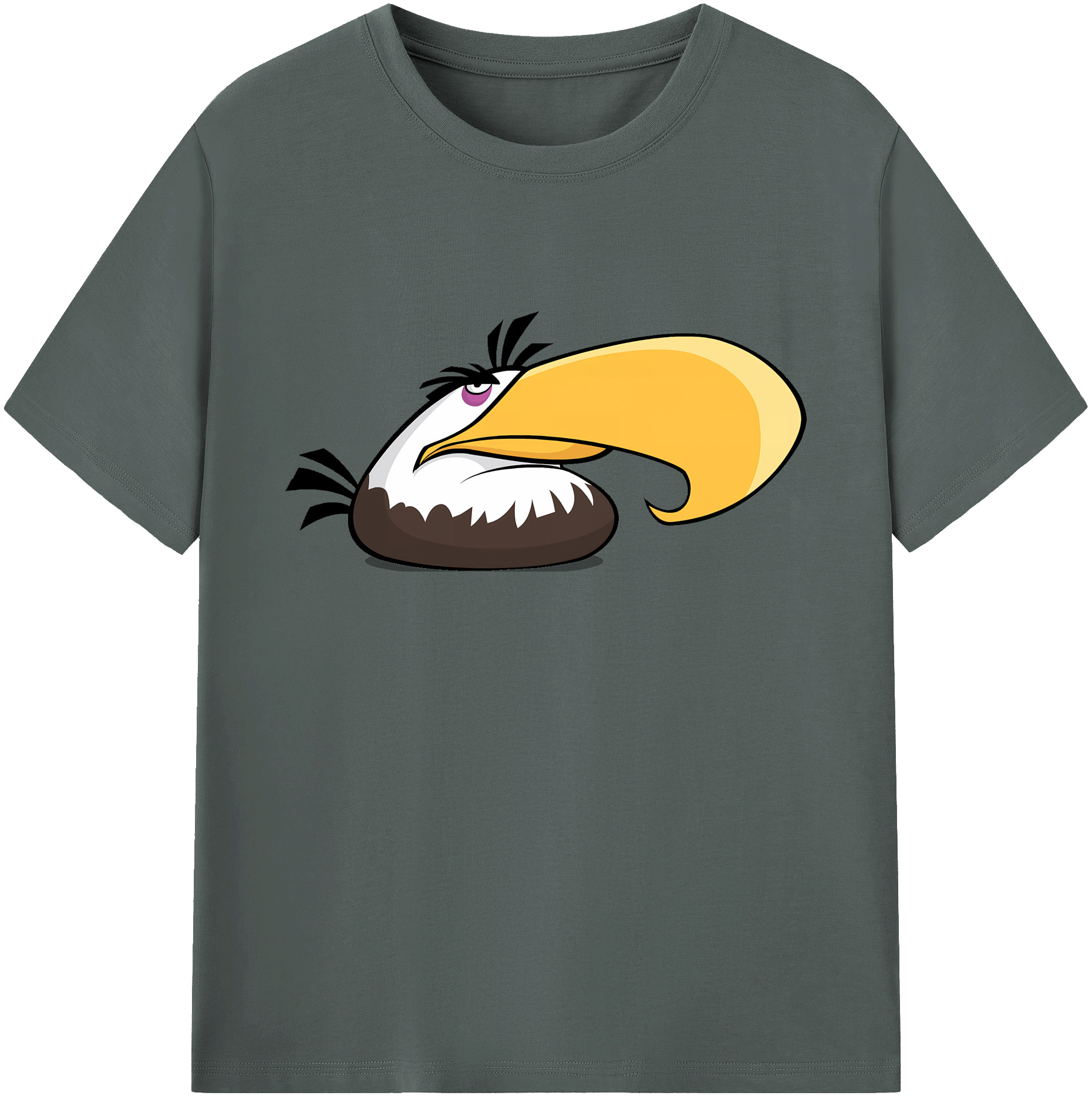 （画像用） Angry Birds アングリーバード 綿100％ メンズ半袖Tシャツ｜肌触りやわらか＆通気性